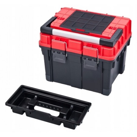Dėžė įrankiams Patrol HD Compact 2 (45x35x35cm), su plastikiniu užraktu | Boltlita - Tvirtinimo detalės ir įrankiai